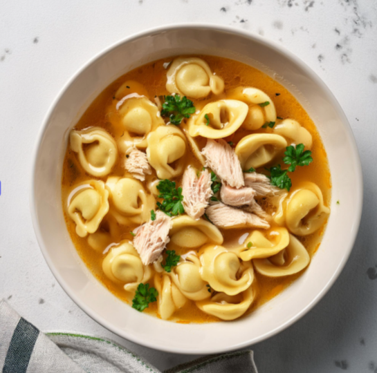 Your New Favorite Comfort Food: The 30-minute Chicken Tortellini Soup